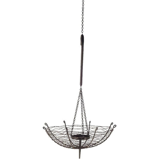 Rihanna I Umbrella Candle Holder Lantern by Mercana in natural. Made from unique in a eclectic & global style.
