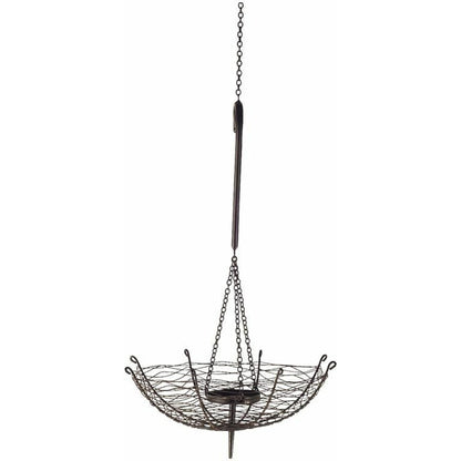 Rihanna I Umbrella Candle Holder Lantern by Mercana in natural. Made from unique in a eclectic & global style.