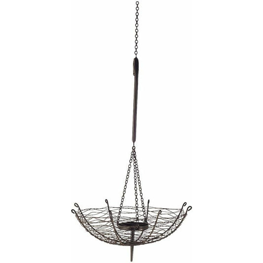 Rihanna I Umbrella Candle Holder Lantern by Mercana in natural. Made from unique in a eclectic & global style.