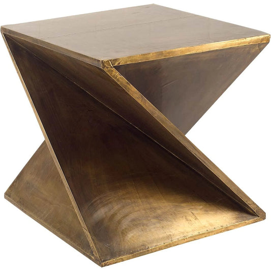 Zelda Accent Table by Mercana in natural. Made from unique in a unique style.