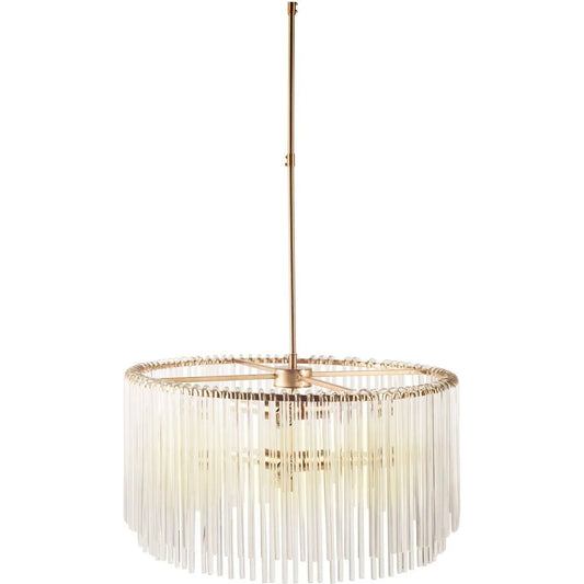 Elsa Chandelier by Mercana in gold. Made from unique in a coastal style.