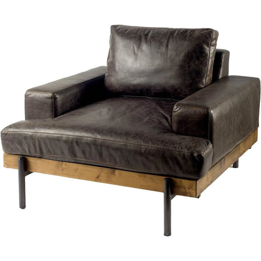 Colburne Leather Chair by Mercana. Made from unique in a modern style.