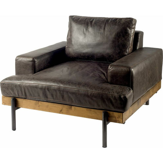 Colburne Leather Chair by Mercana. Made from unique in a modern style.