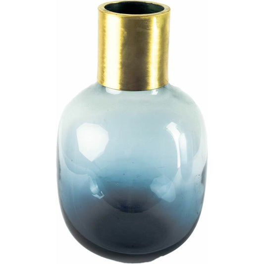 Parksville II Brass Top Vase by Mercana in natural. Made from unique in a coastal style.
