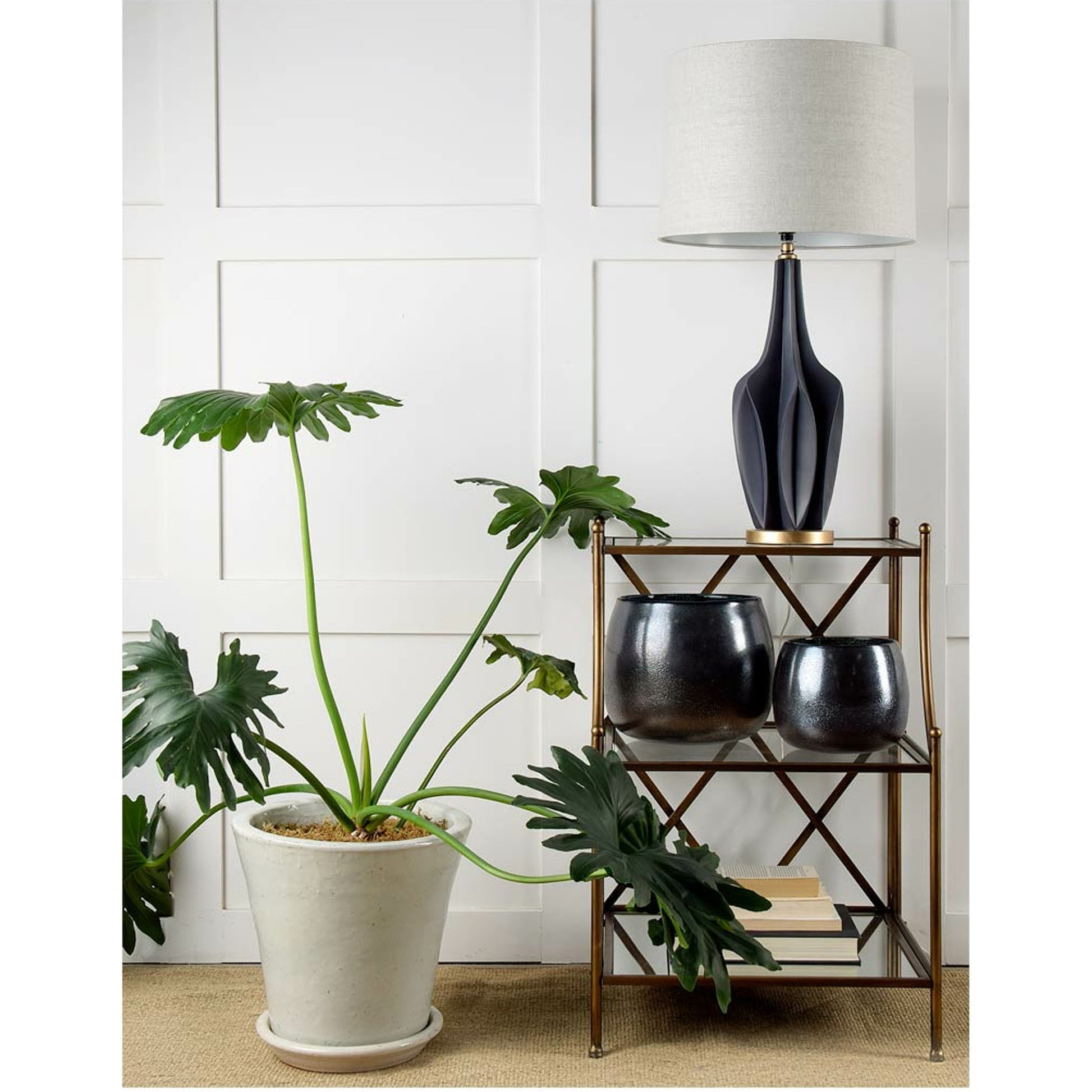 Bravar Table Lamp by Mercana in black. Made from unique in a modern style.