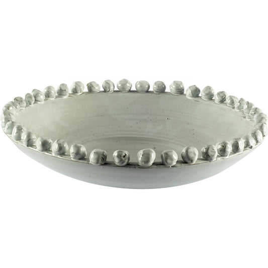 Basin Off- Glazed Decorative Bowl by Mercana in green. Made from ceramic in a eclectic & global style.