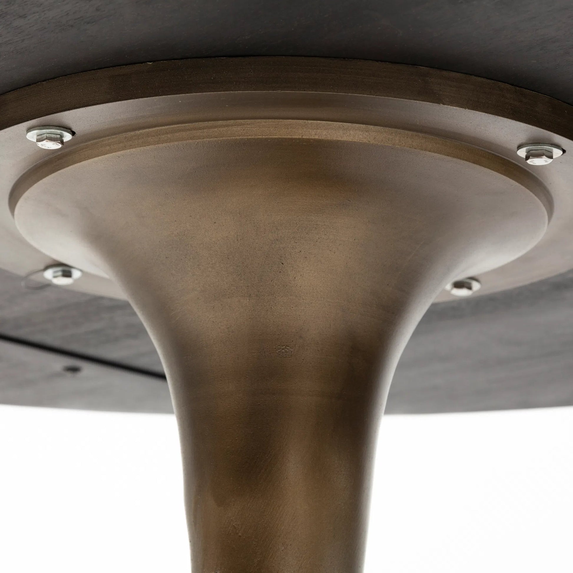Mcleod Dining Table by Mercana in brown. Made from mango wood in a modern style.