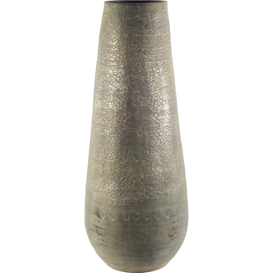 Kalahari II Floor Vase by Mercana in gray. Made from ceramic in a eclectic & global style.
