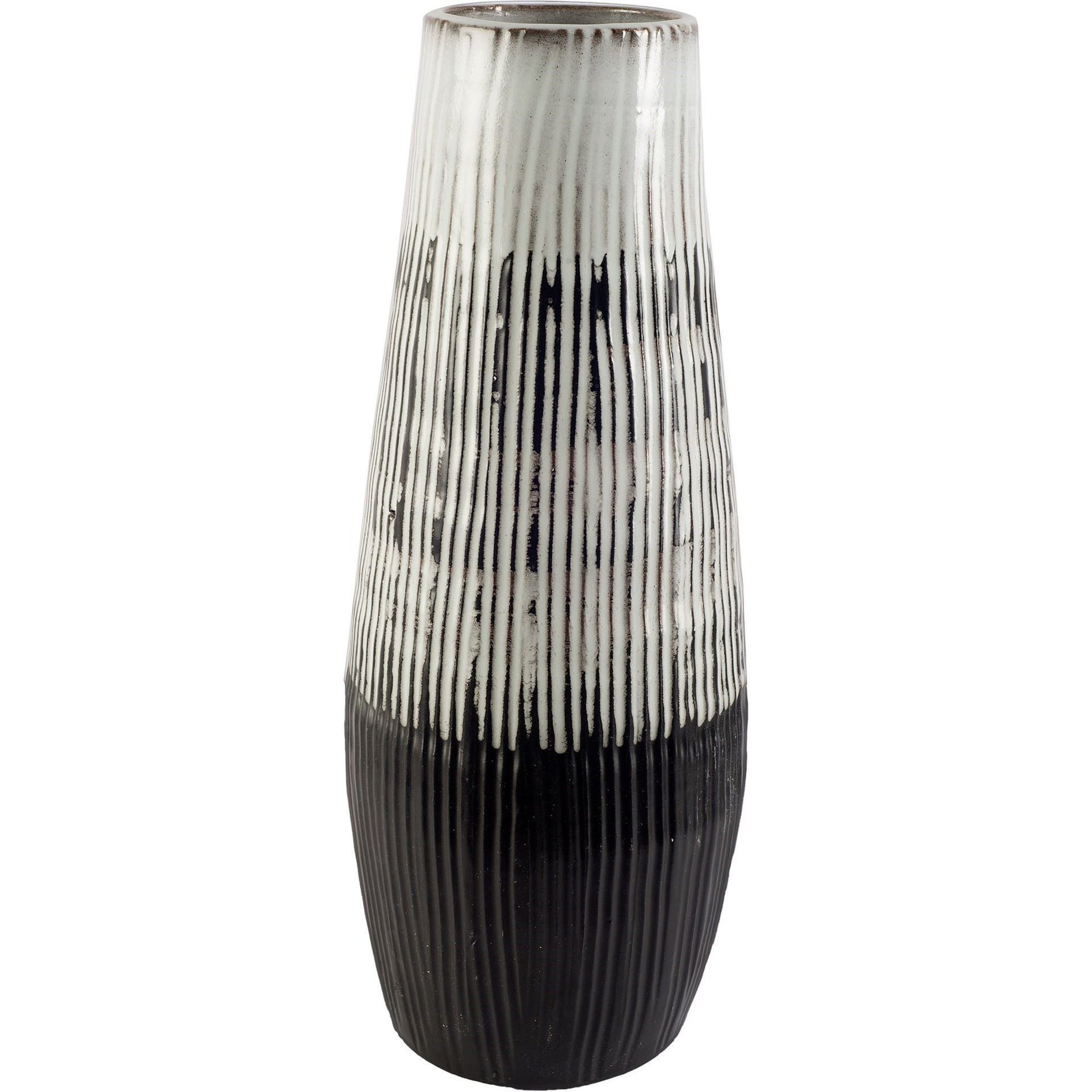 Tanami I Dark Vase by Mercana in dark brown. Made from ceramic in a eclectic & global style.