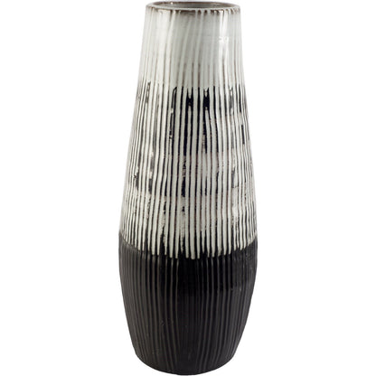 Tanami I Dark Vase by Mercana in dark brown. Made from ceramic in a eclectic & global style.