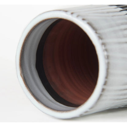 Tanami I Dark Vase by Mercana in dark brown. Made from ceramic in a eclectic & global style.