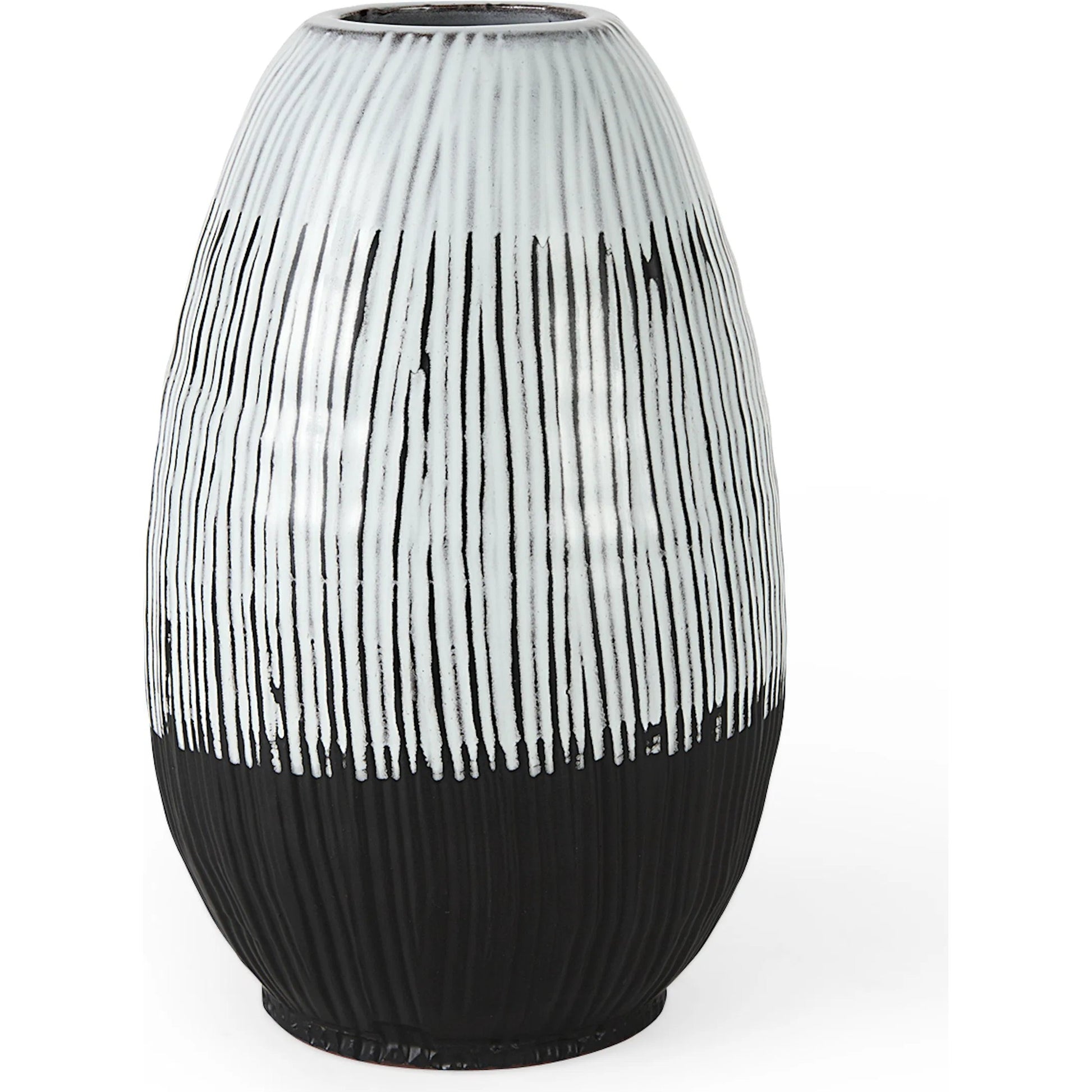 Tanami I Dark Vase by Mercana in dark brown. Made from ceramic in a eclectic & global style.