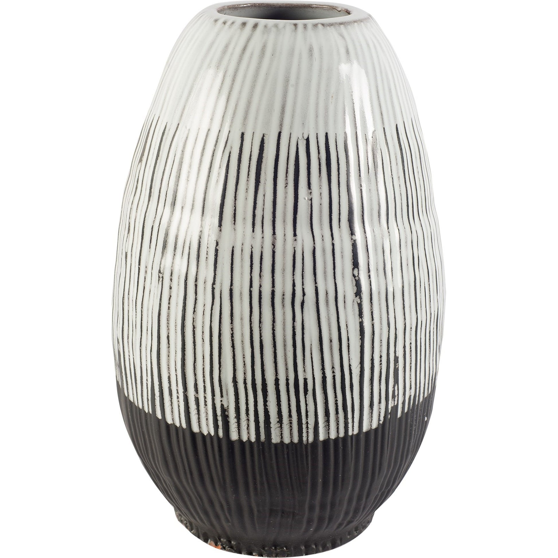 Tanami I Dark Vase by Mercana in dark brown. Made from ceramic in a eclectic & global style.