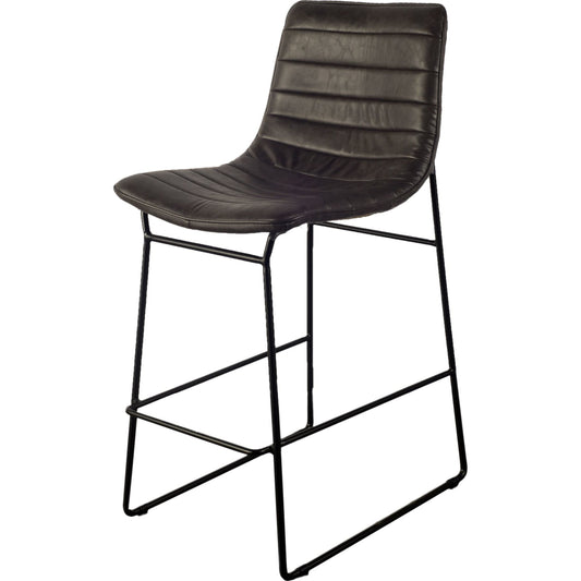 Meritt Leather Seat Bar/Counter Stool by Mercana. Made from unique in a modern style.