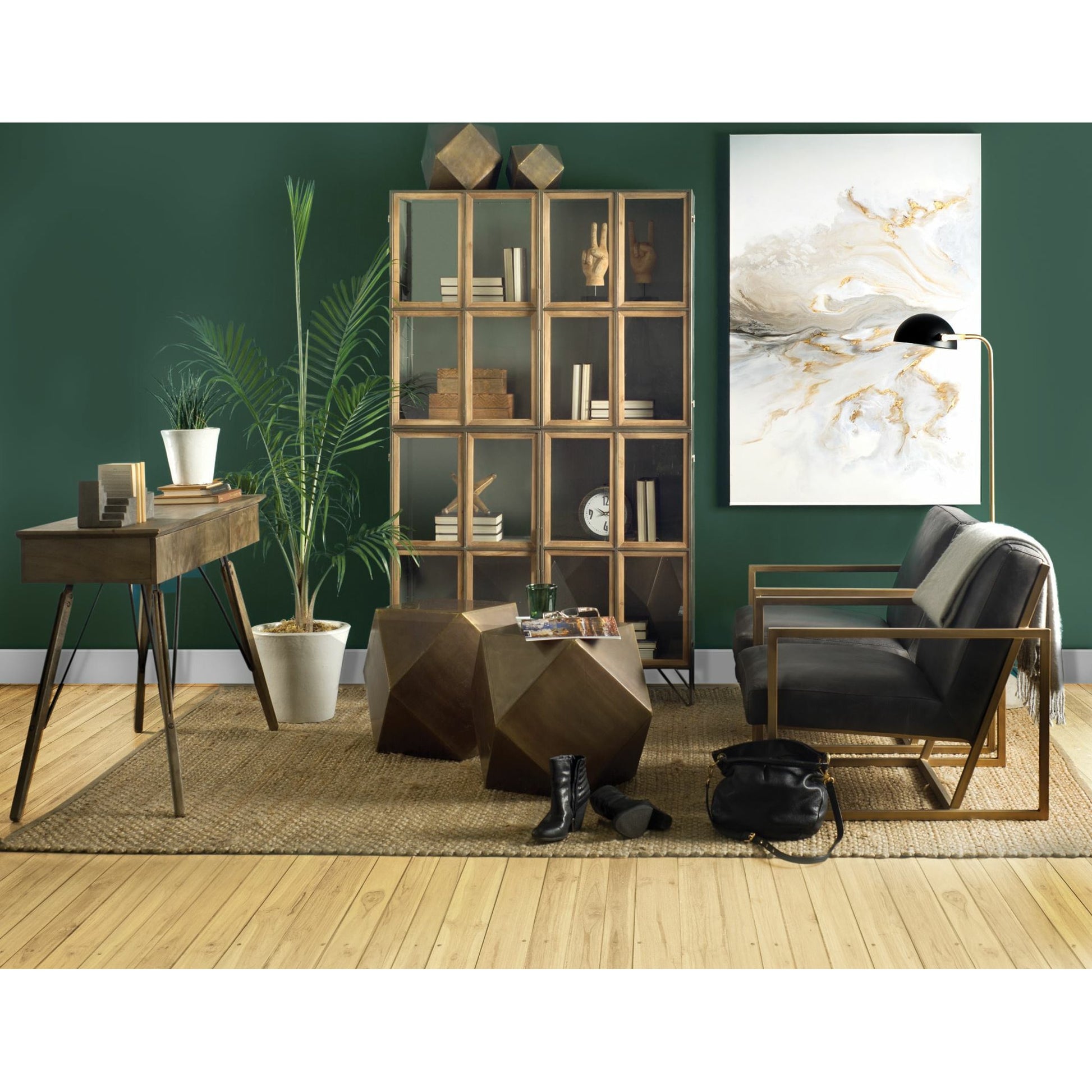 Pandora Tall Cabinet by Mercana in natural. Made from unique in a modern style.