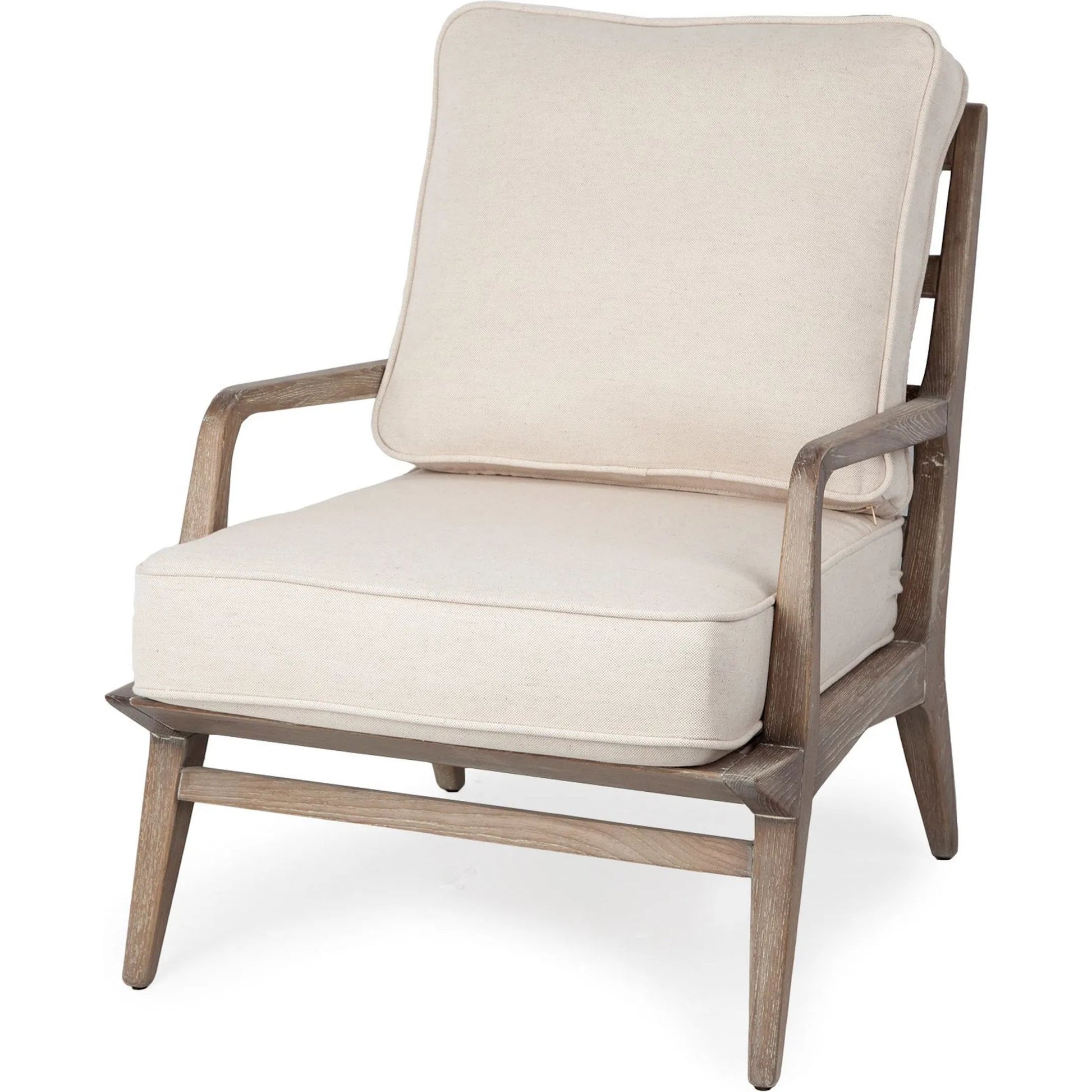Harman Leather Accent Chair by Mercana. Made from wood, top grain leather in a rustic style.