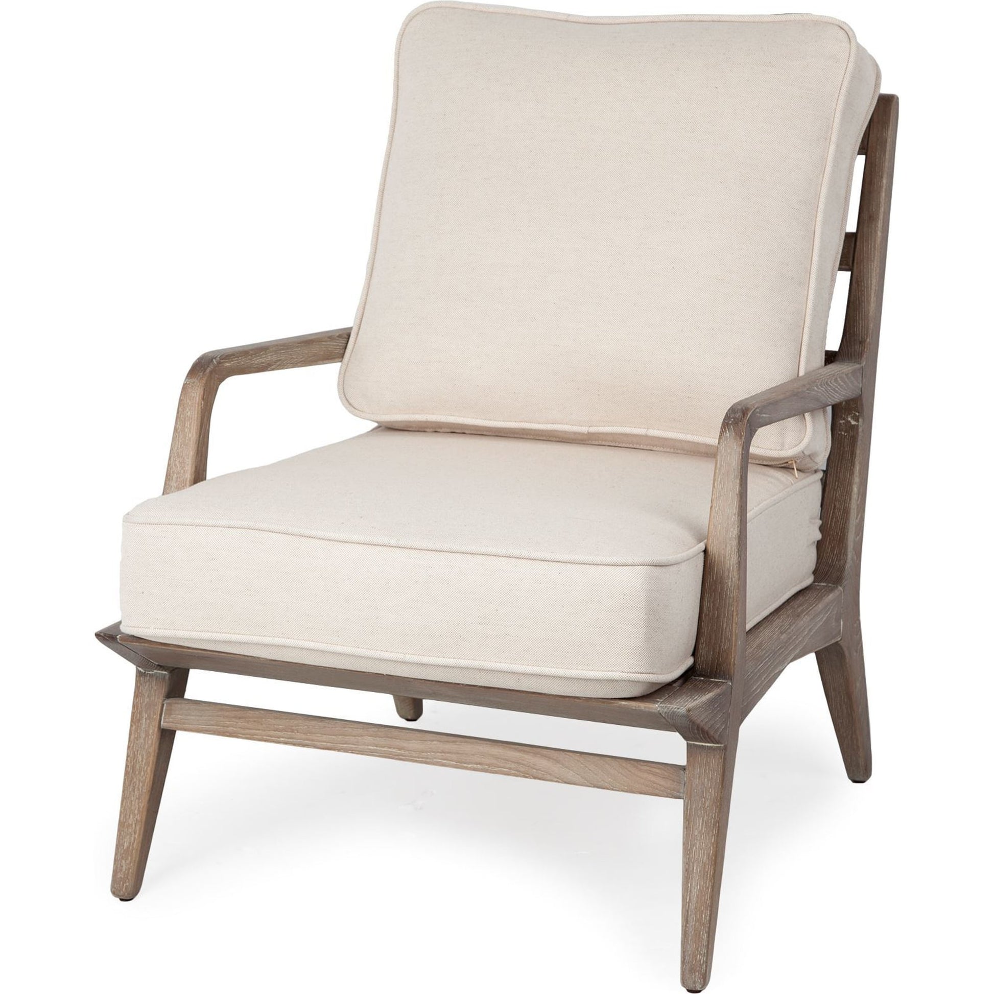 Harman Leather Accent Chair by Mercana. Made from wood, top grain leather in a rustic style.