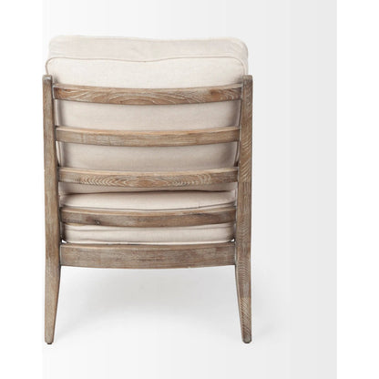 Harman Leather Accent Chair by Mercana. Made from wood, top grain leather in a rustic style.