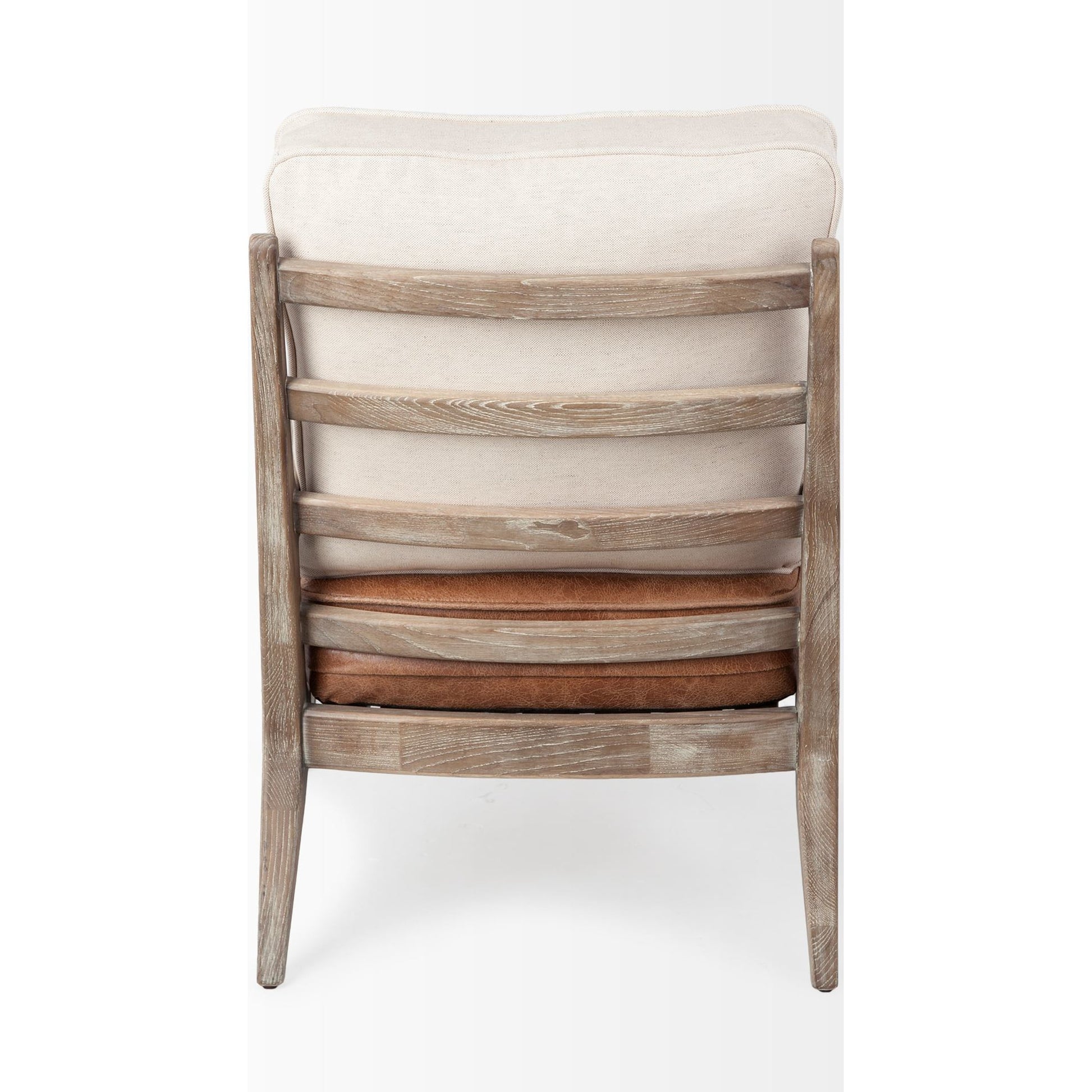 Harman Leather Accent Chair by Mercana. Made from wood, top grain leather in a rustic style.