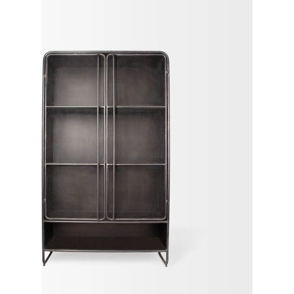 Klaus Cabinet by Mercana in brown. Made from metal in a modern style.