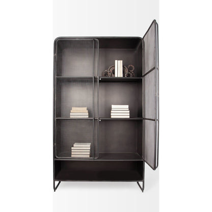 Klaus Cabinet by Mercana in brown. Made from metal in a modern style.