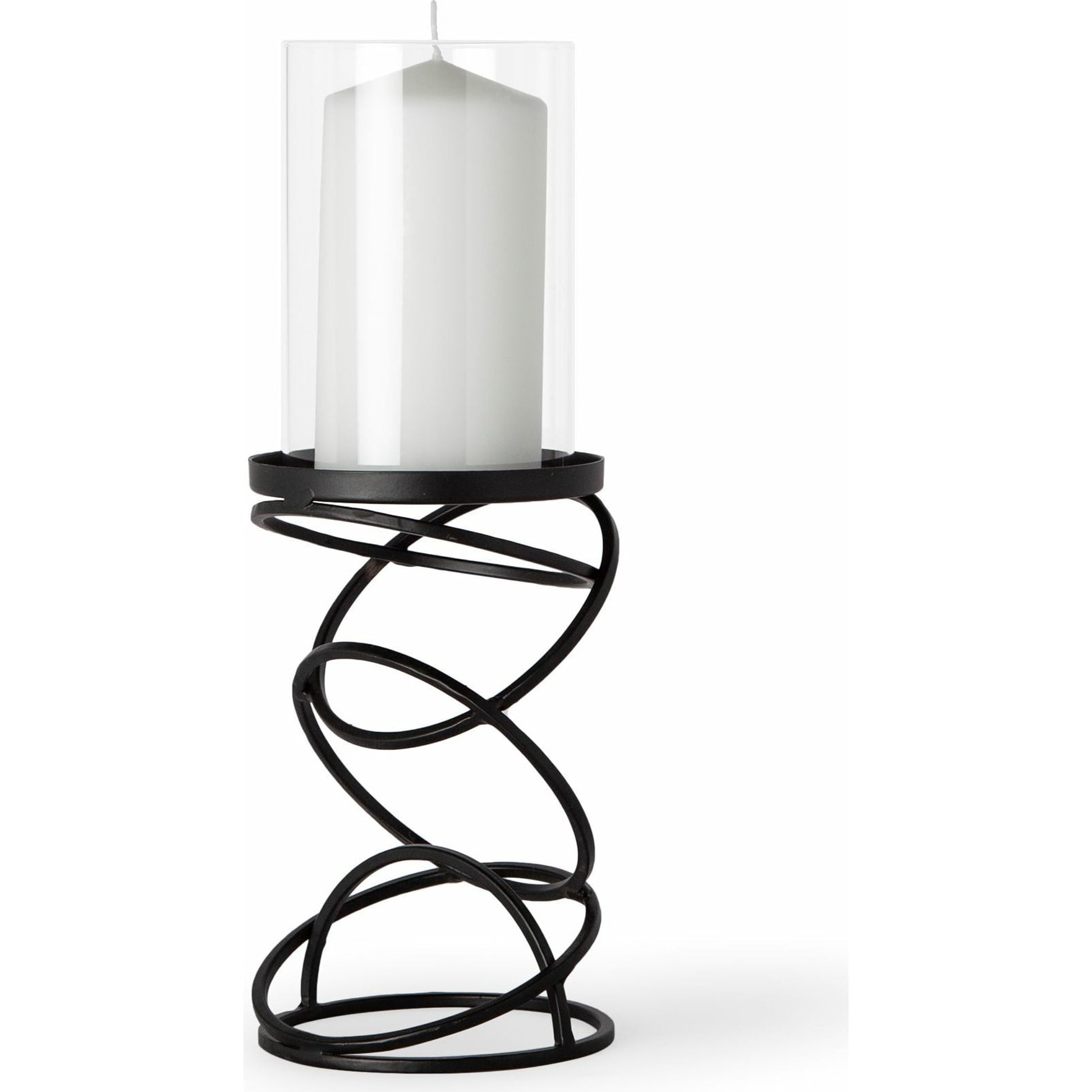 Omega I Metal Stacked Ring Table Candle Holder by Mercana in natural. Made from unique in a modern style.