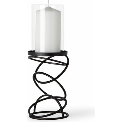Omega I Metal Stacked Ring Table Candle Holder by Mercana in natural. Made from unique in a modern style.