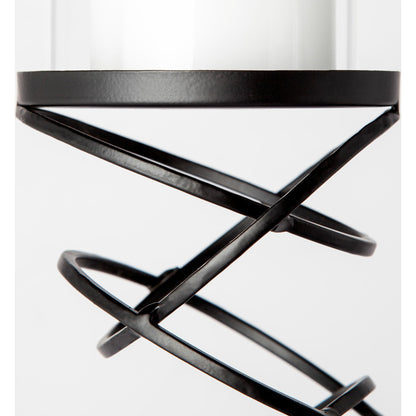 Omega I Metal Stacked Ring Table Candle Holder by Mercana in natural. Made from unique in a modern style.