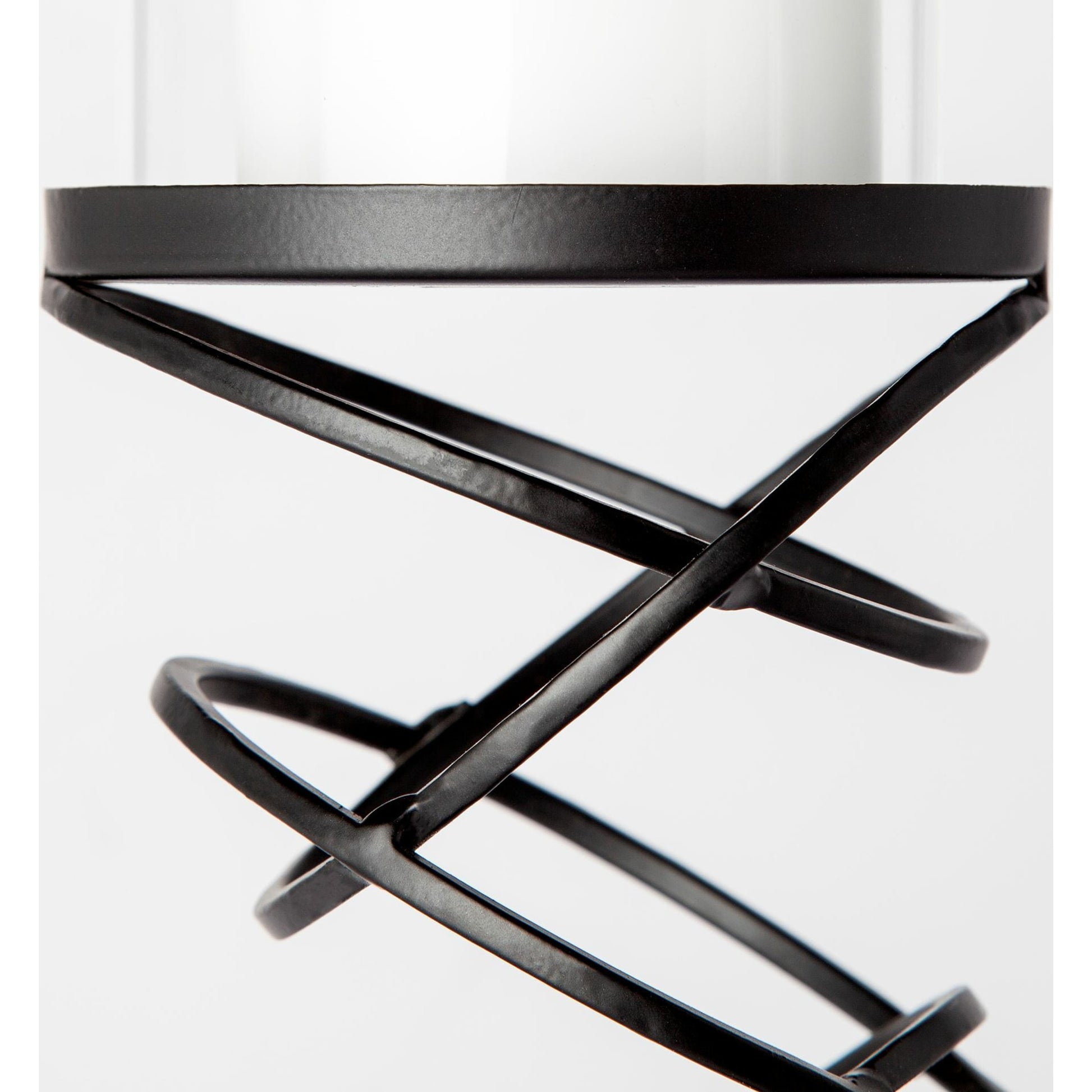 Omega I Metal Stacked Ring Table Candle Holder by Mercana in natural. Made from unique in a modern style.