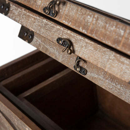 Port Moody Decorative Boxes Set of Three by Mercana in brown. Made from unique in a cottage & farmhouse style.