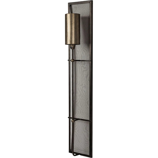 Newcomb Wall Sconce by Mercana in black. Made from unique in a modern style.