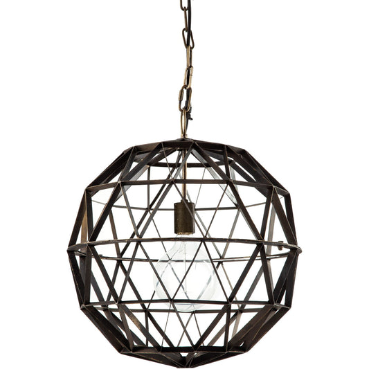 Dyson Pendant Light by Mercana in brown. Made from unique in a modern style.
