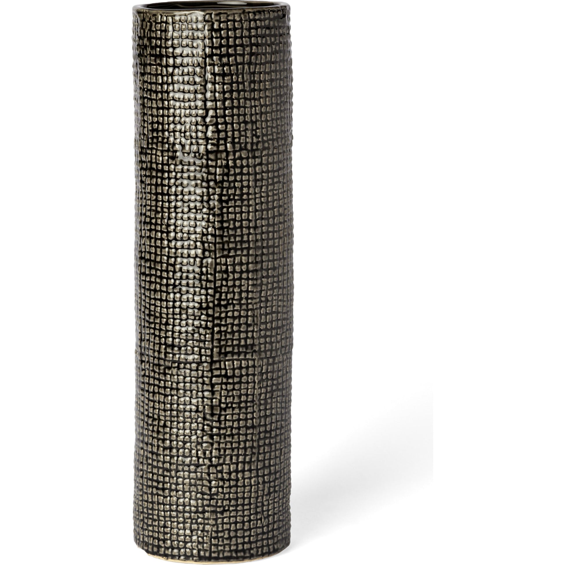 Kona II Vase by Mercana in black, gold. Made from ceramic in a eclectic & global style.