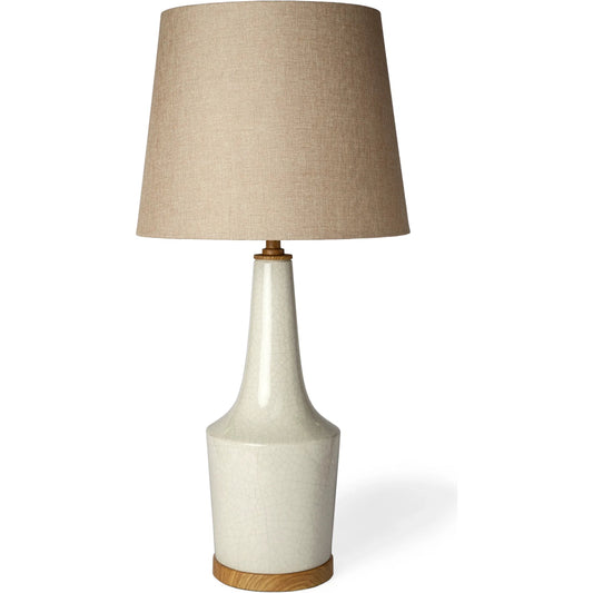 001 SR-387874 | Primary Silo | Rebecca Table Lamp by Mercana in white, beige. Made from ceramic in a cottage & farmhouse style.
