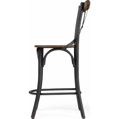 Etienne Wood Seat Bar/Counter Stool by Mercana. Made from unique in a cottage & farmhouse style.