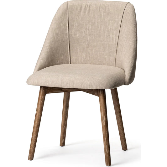 Ronald Dining Chair (Set of 2) by Mercana in cream. Made from unique in a modern style.