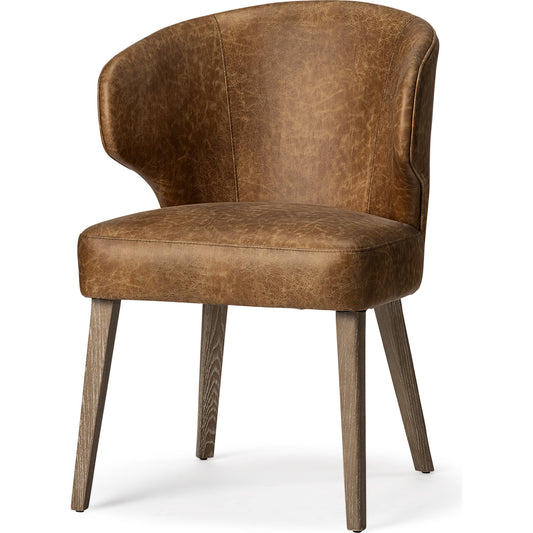 009 None | Unknown | Niles Dining Chair by Mercana in natural. Made from unique in a modern style.