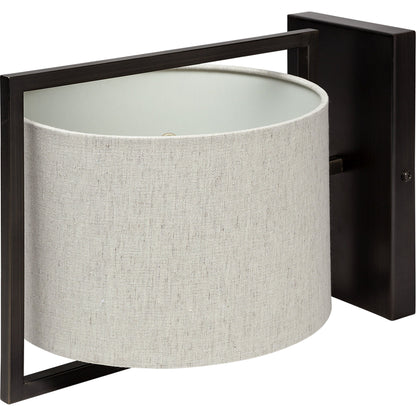 Smithe Wall Sconce by Mercana in black. Made from unique in a modern style.