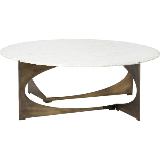Reinhold Round Coffee Table by Mercana. Made from unique in a modern style.