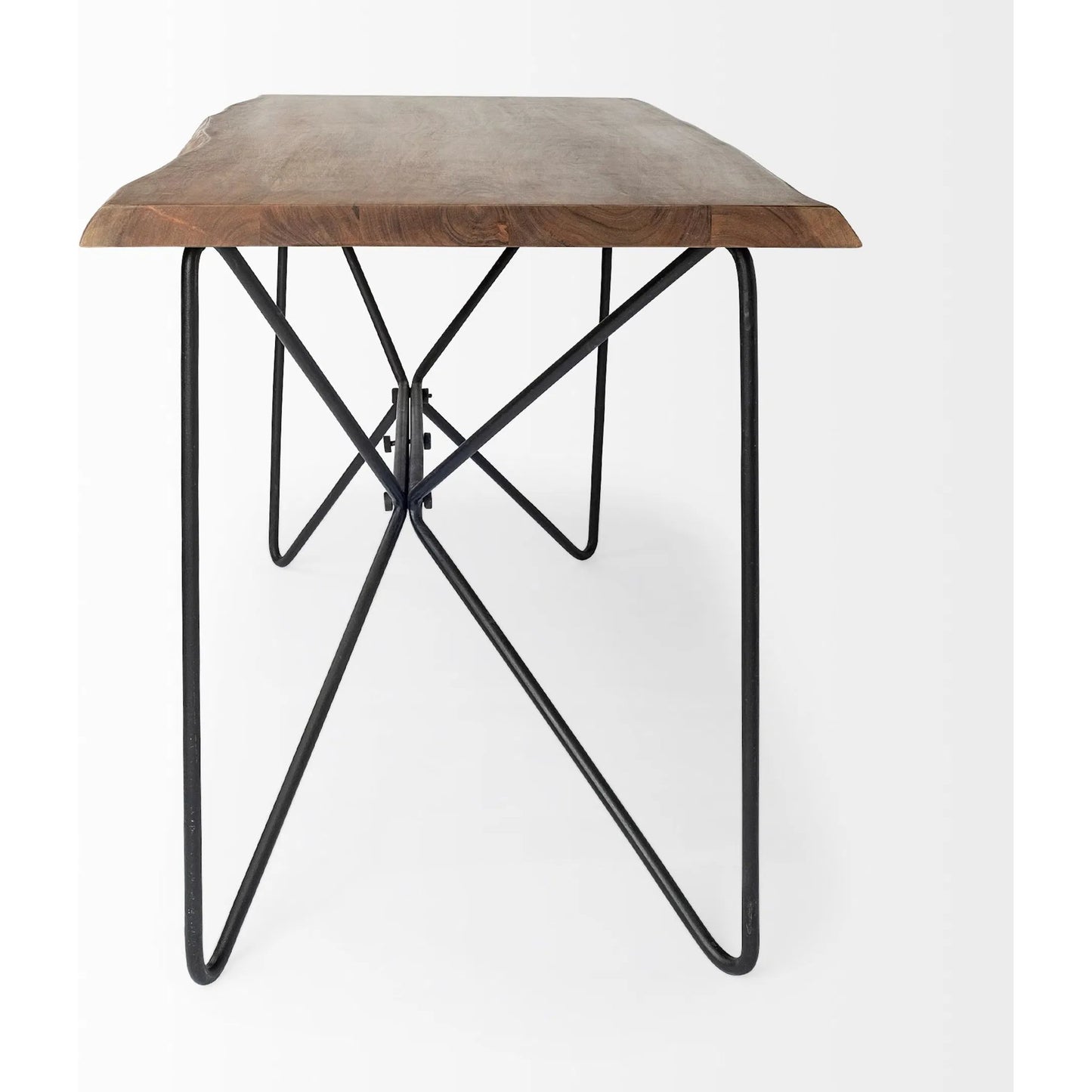 025 SR-387762 | Additional Silo | Papillion Office Desk by Mercana in light brown. Made from acacia wood in a modern style.