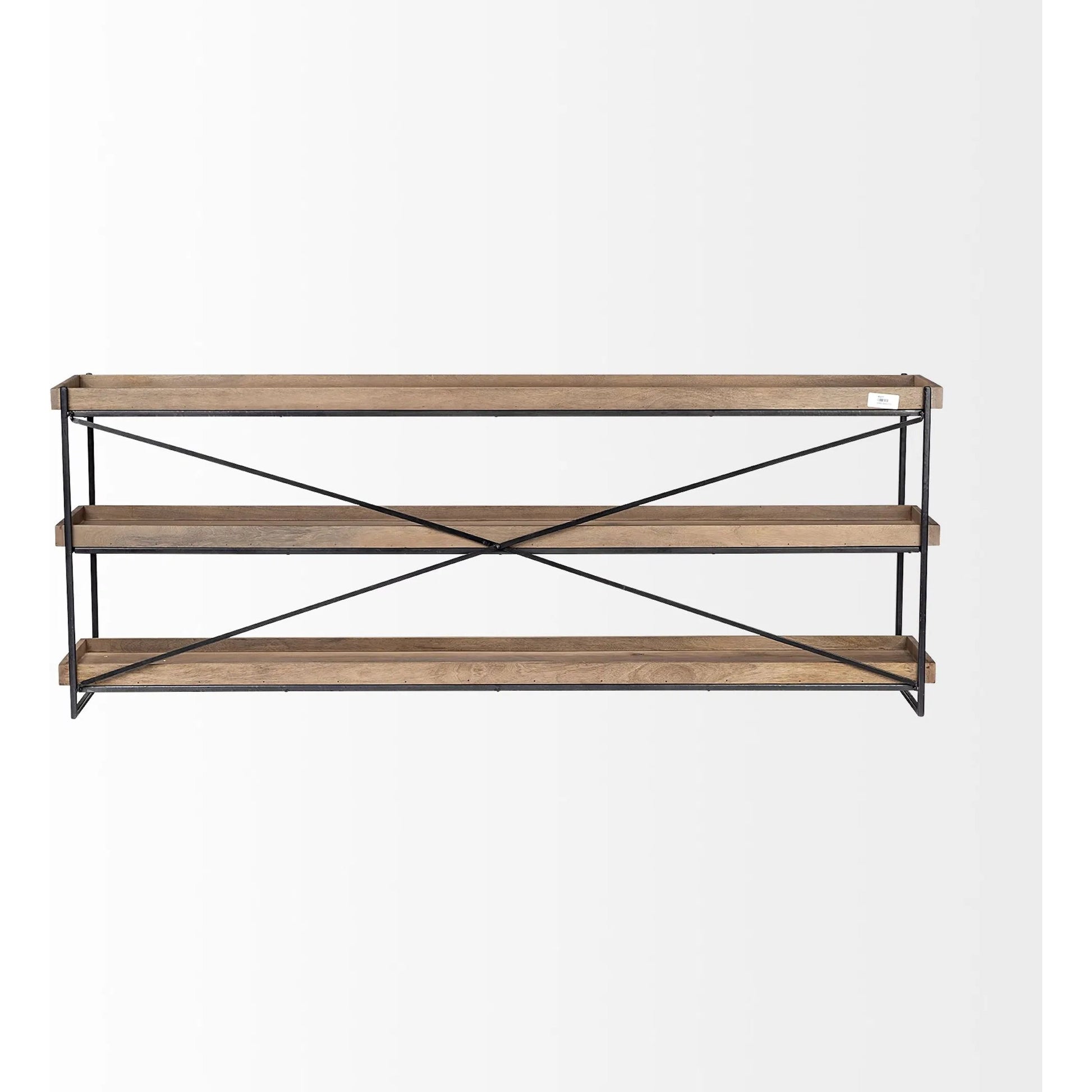 Trey Brown Console Table by Mercana in natural. Made from unique in a modern style.