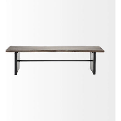 Ledger Bench by Mercana in natural. Made from unique in a modern style.