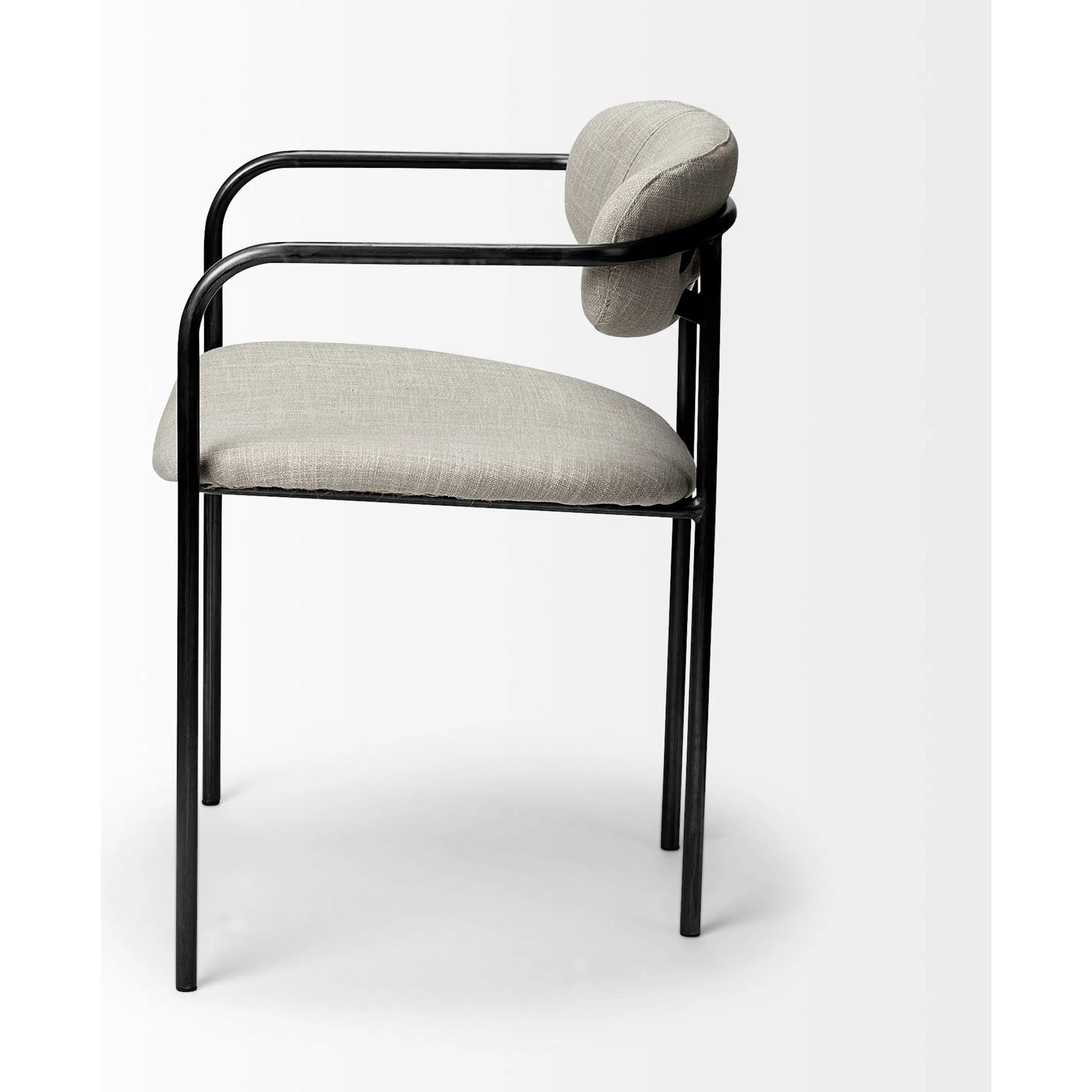 Parker Upholstered Dining Chair (Set of 2) by Mercana in black. Made from unique in a modern style.