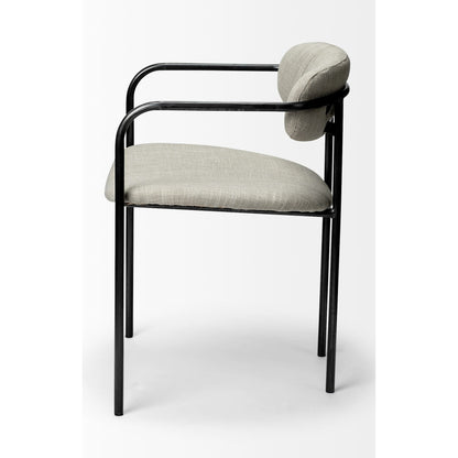 Parker Upholstered Dining Chair (Set of 2) by Mercana in black. Made from unique in a modern style.