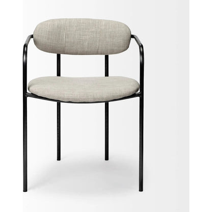 Parker Upholstered Dining Chair (Set of 2) by Mercana in black. Made from unique in a modern style.