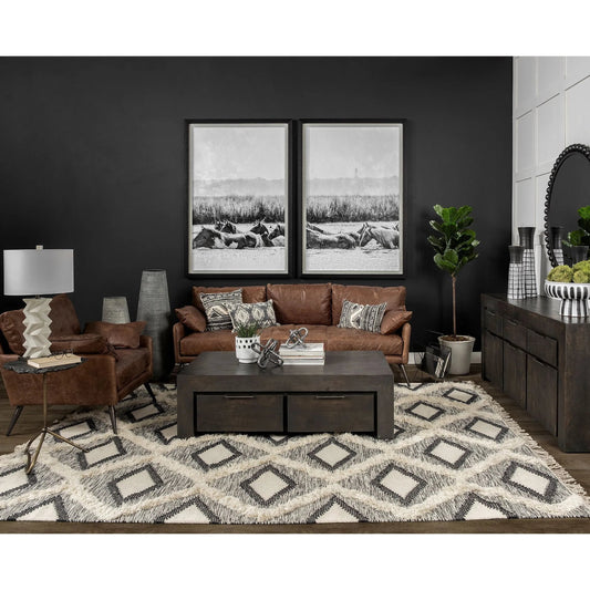Cochrane Sofa by Mercana in brown. Made from unique in a modern style.