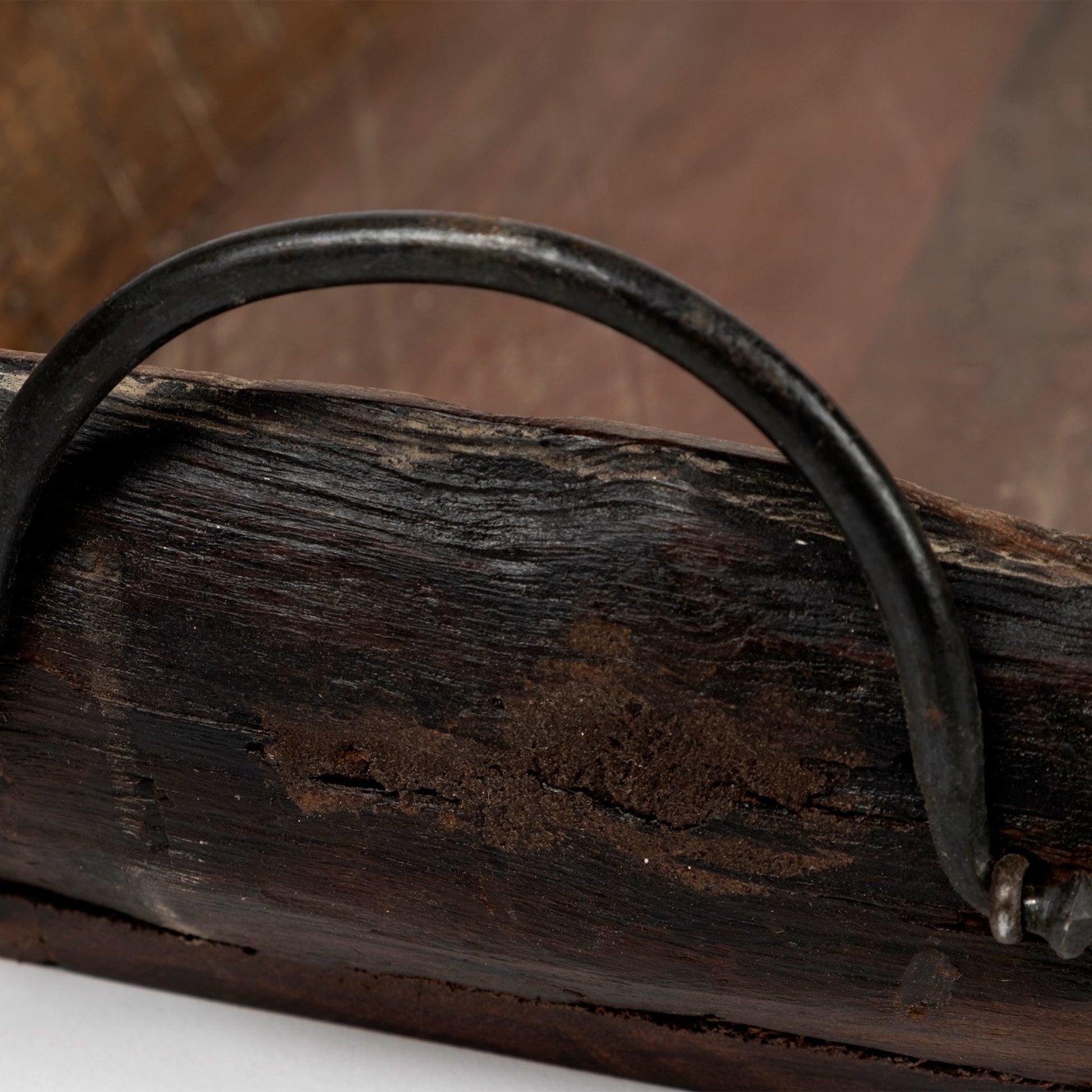 Durone Live Edge Serving Trays Set of Two by Mercana in brown. Made from wood in a rustic style.