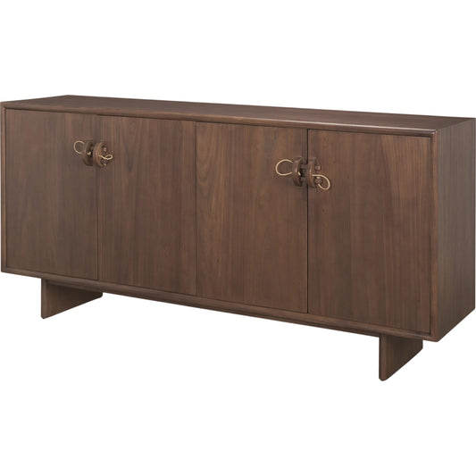 Varenna Sideboard by Mercana in brown. Made from manufactured wood in a unique style.