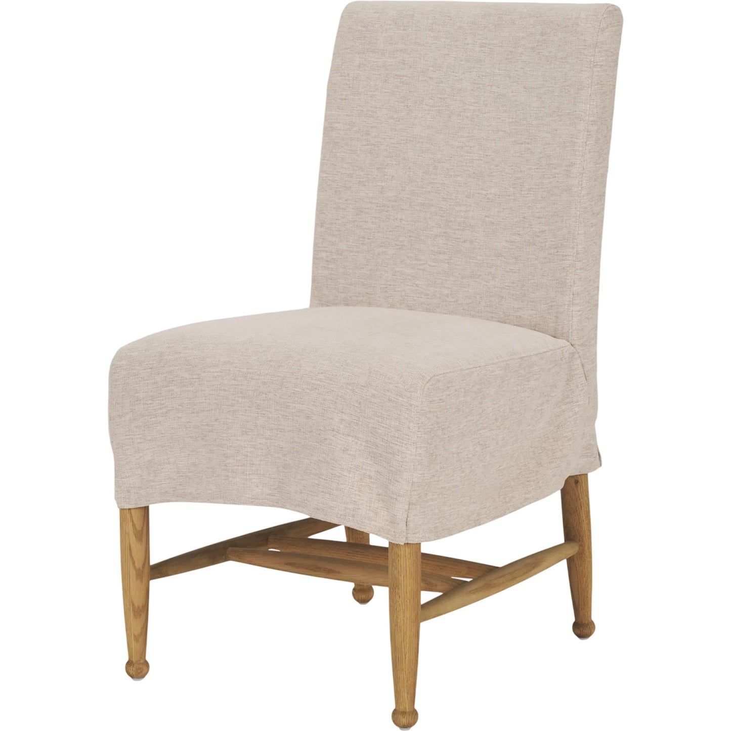 002 SI-2527791 | Primary Silo | Whitley Performance Fabric Dining Chair (Set of 2) by Mercana in oatmeal, light brown wood. Made from solid wood in a unique style.