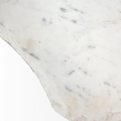 Pinera Accent Table by Mercana. Made from marble, metal in a modern style.
